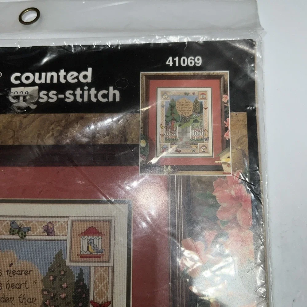 1995 Vintage Bucilla Counted Cross‎ Stitch Kit 41069 NEARER GOD'S HEART 11